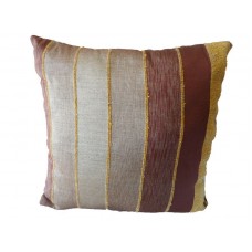 Handmade silk cushion